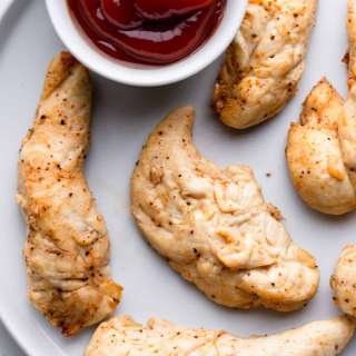 Air-Fryer Chicken Tenders No Breading
