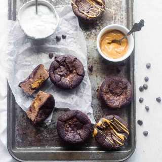 Chocolate Egg Muffins Stuffed With Cookie Dough