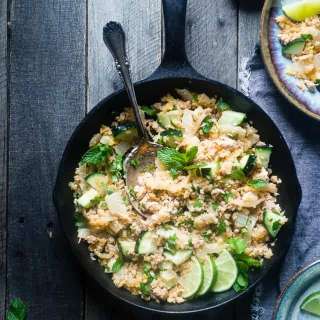 Larb Gai Thai Chicken Skillet