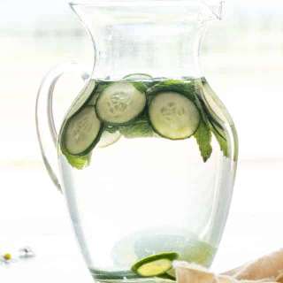 Cucumber-Mint Water