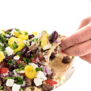 Greek Hummus Layer Dip