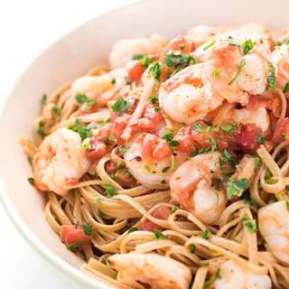 Spicy Shrimp Fra Diavolo With Linguine