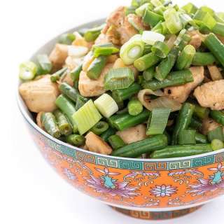 Garlic Chicken and Green Beans
