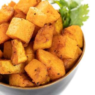 Roasted Butternut Squash with Curry Spices