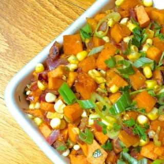 Sweet Potato and Corn Hash