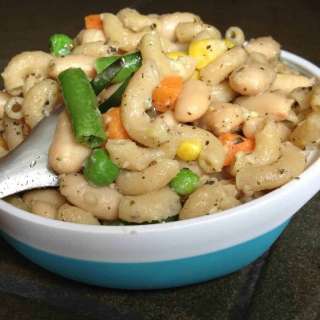 Pasta With Beans And Mixed Vegetables