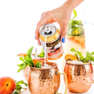 Peach Moscow Mules