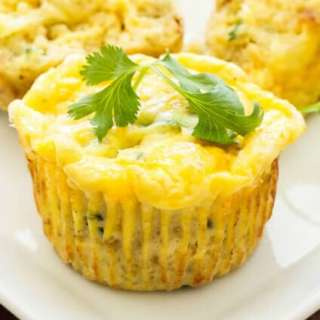 Cheesy Zucchini Quinoa Egg Muffins