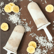 Banana Coconut Cream Popsicles