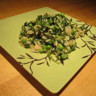 Brown Rice with Spinach and Herbs