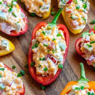 Pimento Cheese Stuffed Peppers