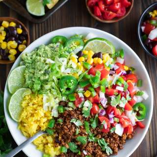 Vegetarian Taco Bowls