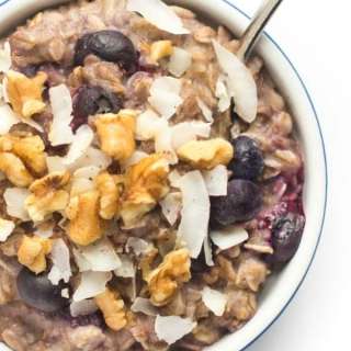 Blueberry Muffin Oatmeal Bowl