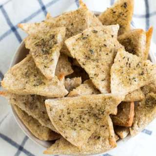 Baked Seasoned Pita Chips