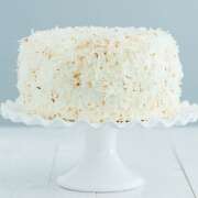 Chocolate Cake with Coconut Cream and Marshmallow Buttercream Frosting
