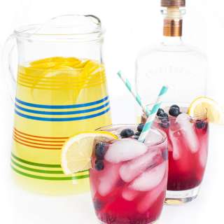 Homemade Blueberry Vodka Lemonade
