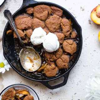 Healthy Paleo Peach Cobbler With Coconut Flour