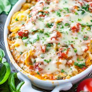 Vegetarian Spaghetti Squash Casserole