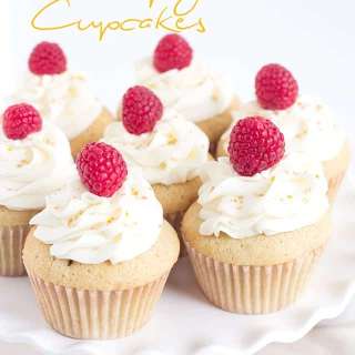 Raspberry Champagne Cupcakes