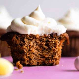 Gluten-Free Carrot Cake Cupcakes With Coconut Flour
