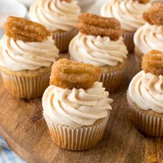 Churro Cupcakes