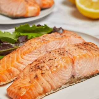 Air-Fryer Salmon With Skin