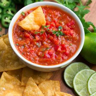 Roasted Cherry Tomato Salsa