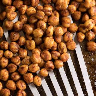 Crispy Taco Seasoned Roasted Chickpeas