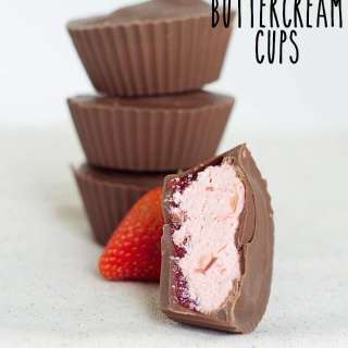 Strawberry Buttercream Cups