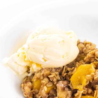 Best Gluten Free Peach Crisp