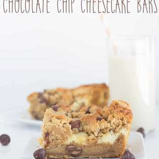 Peanut Butter Chocolate Chip Cheesecake Bars