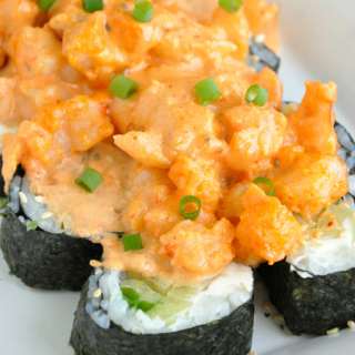 Homemade Sushi: Volcano Roll