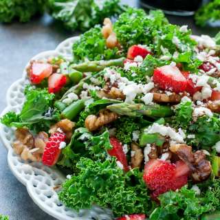 Strawberry Kale Salad