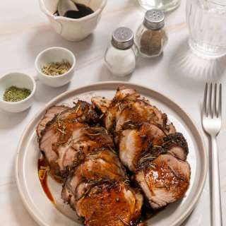 Balsamic-Glazed Pork Tenderloin