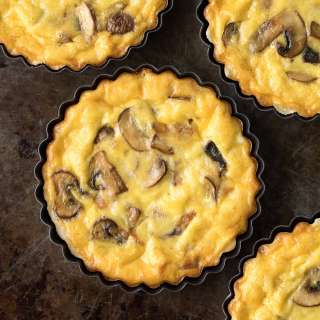 Mini Mushroom Quiche