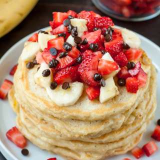 Banana Split Pancakes
