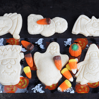 Halloween Shortbread Cookies