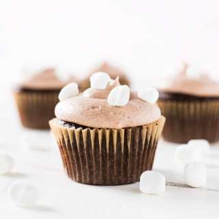 Hot Chocolate Cupcakes