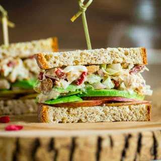 Superfood Greek Yogurt Chicken Salad Sandwich With Honey Mustard {Gluten-Free}