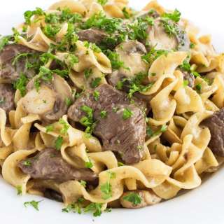 Beef Stroganoff