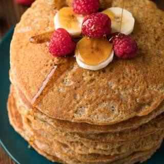 Whole Wheat Oatmeal Pancakes