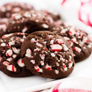 Double Chocolate Chip Peppermint Cookies