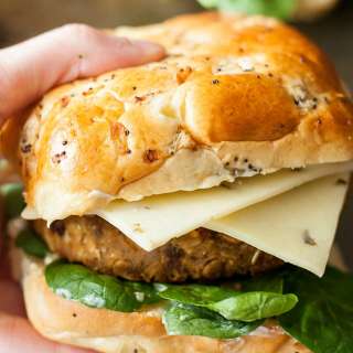 Butternut Black Bean Burgers