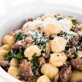 Sausage and Kale Gnocchi Pasta