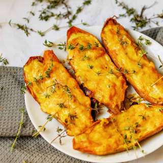 Twice-Baked Sweet Potatoes