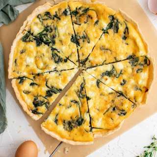 Spinach and Feta Quiche