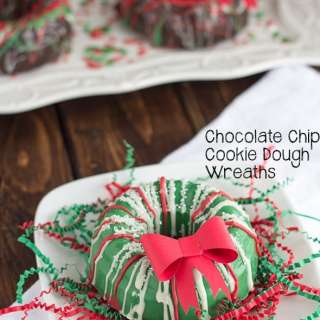 Chocolate Chip Cookie Dough Wreaths
