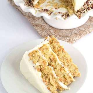 Carrot Cake with Pineapple and Cream Cheese Frosting