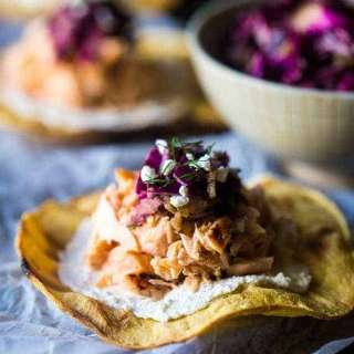 Grilled Salmon Tostada Recipe (Gluten-Free)