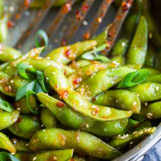 Vegan Sweet Chili Edamame